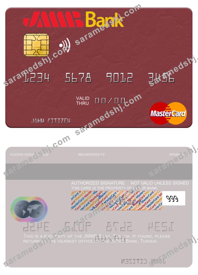 Tunisia JMMB Bank mastercard